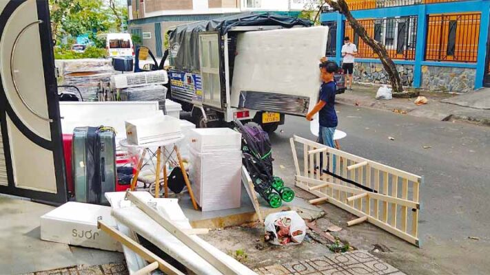 thuê xe tải chuyển phòng trọ