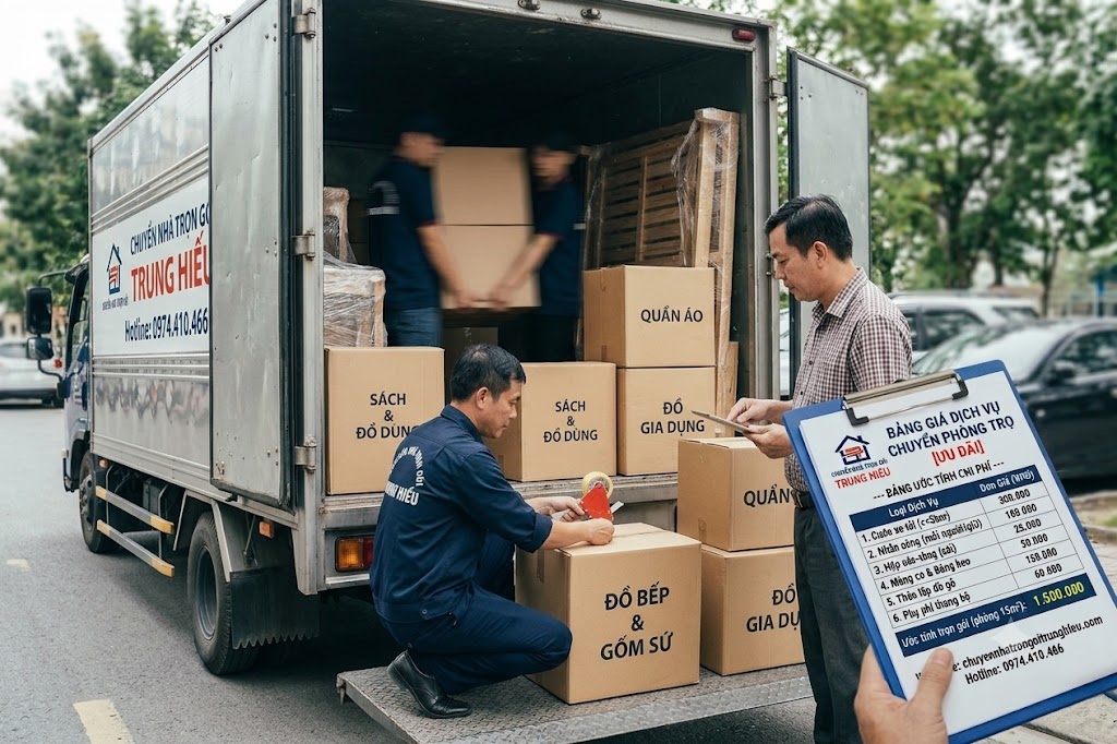 Chi Phí Chuyển Phòng Trọ Bao Nhiêu Tiền? Cập Nhật Mới Nhất 2026 chi phí chuyển phòng trọ