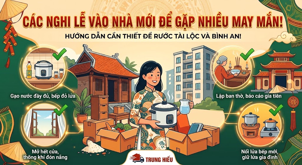 những điều kiêng kỵ khi chuyển nhà