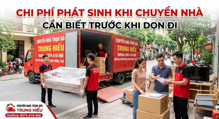 tổng hợp những chi phí phát sinh khi chuyển nhà cần biết