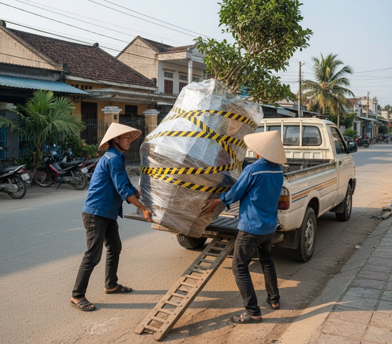 Cách Vận Chuyển Cây Cảnh Khi Chuyển Nhà An Toàn Không Gãy Đổ dịch vụ vận chuyển cây cảnh khi chuyển nhà an toàn, hiệu quả