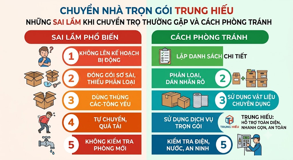 Những Sai Lầm Khi Chuyển Trọ Thường Gặp Và Cách Phòng Tránh ⭐ những sai lầm khi chuyển trọ